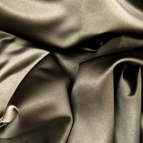 Brown Polyester Peau de Soie, 54" Wide- 1 Yard