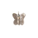 Butterfly Charm, Sterling Silver, 18x14mm - 1 piece