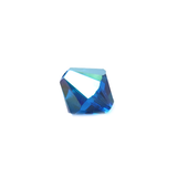Swarovski Crystal, Bicone, 8MM - Capri Blue AB; 20pcs