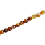 Caramel Faceted Agate, 8mm - 1 Strand