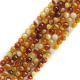 Caramel Faceted Agate, 8mm - 1 Strand