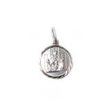 Caridad del Cobre Charm, Italian Sterling Silver, 19mm - 1 piece