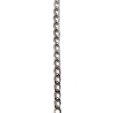 Aluminum Curb Chain, Silver, 6x4mm
