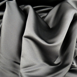 Charcoal Grey Polyester Peau de Soie, 54" Wide- 1 Yard