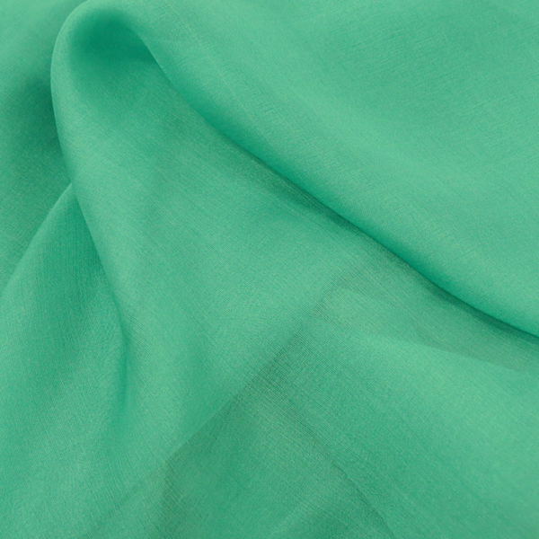 Emerald Silk Chiffon, 54" Wide- 1 Yard