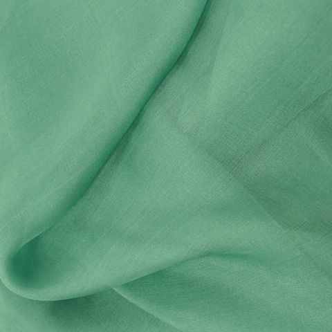 Teal Silk Chiffon, 54" Wide- 1 Yard