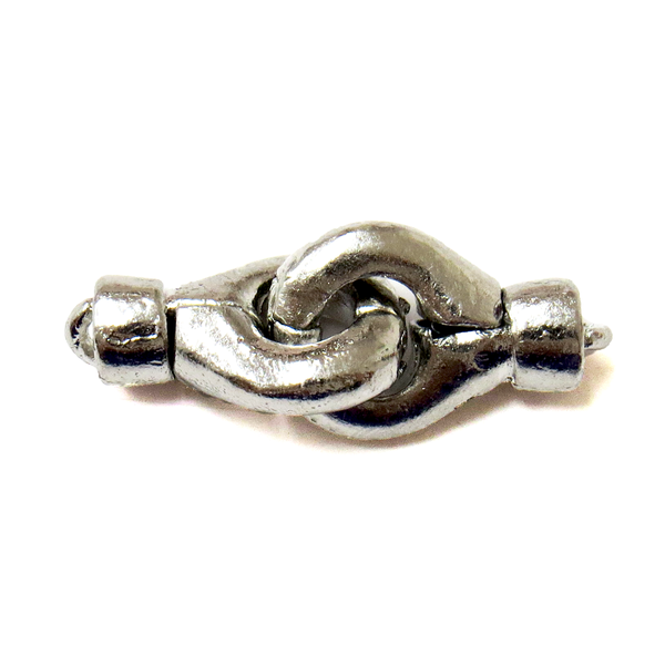 Alloy Interlocking Clasp, Magnetic- 36mm; 1pair