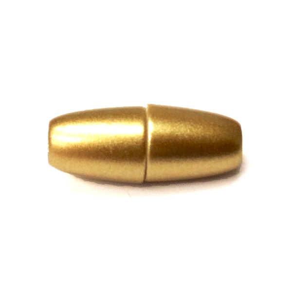 Acrylic Magnetic Clasp, Gold- 9x22mm; 1pc