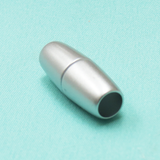 Acrylic Magnetic Clasp, Silver-10x26mm; 1pc