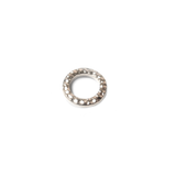 TierraCast, Rhodium Plated, Hammered Ring - 9 mm- 1 Piece
