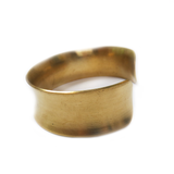 Bracelet Cuff Raw, Brass-Concave 3/4 in wide