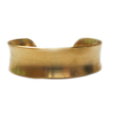 Bracelet Cuff Raw, Brass-Concave 3/4 in wide