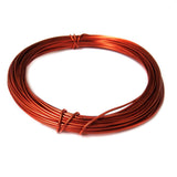 Aluminum Wire, Copper Red, 1.5mm, 4 yard roll; 1 roll