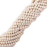 Rondelles - Cream Opaque