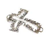 Faith/Believe Cross Connecotr; Silver
