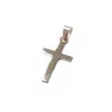 Cross Pendant, Brass, 25x15mm - 1 piece