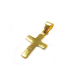 Vermeil Cross Pendant, 20x11mm - 1 piece