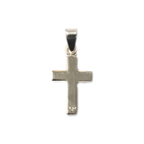 Sterling Silver Cross Pendant, 20x11mm - 1 piece