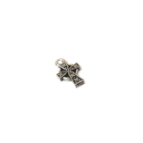 TierraCast - Celtic Cross Charm, Silver, 15x8mm - 1 piece