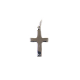 Cross Charm, Italian Sterling Silver, 16x9mm - 1 piece