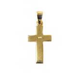 Vermeil Cross Pendant, 25x15mm - 1 piece
