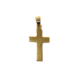 Vermeil Cross Pendant, 24x15mm - 1 piece