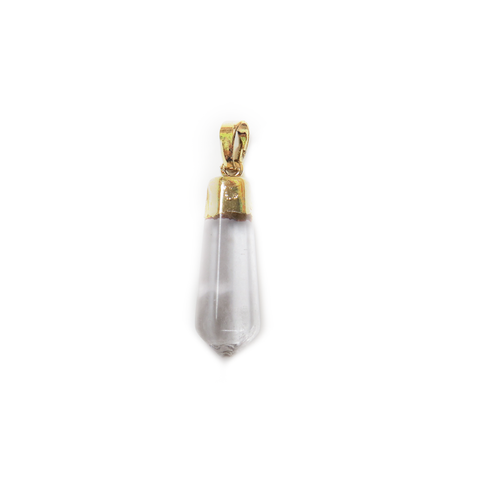 Crystal Quartz Small Point Pendant