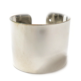Bracelet Cuff Flat, Silver, 2'' - 1 piece