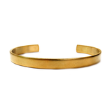 Bracelet Cuff Raw, Brass- Flat 1/4 in wide