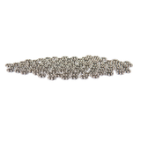 Daisy Spacer Beads, Silver, 4mm; 100 pieces