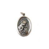 ''Mater Dolorosa'' Italian Charm, Antique Silver, 25x16mm - 1 piece