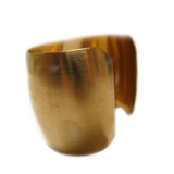 Bracelet Cuff Raw, Brass-Domed 2 in wide