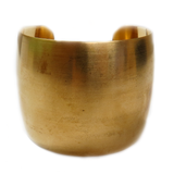 Bracelet Cuff Raw, Brass-Domed 2 in wide