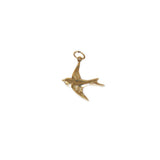 Dove Charm, Gold Filled, 19x18mm; 1 piece