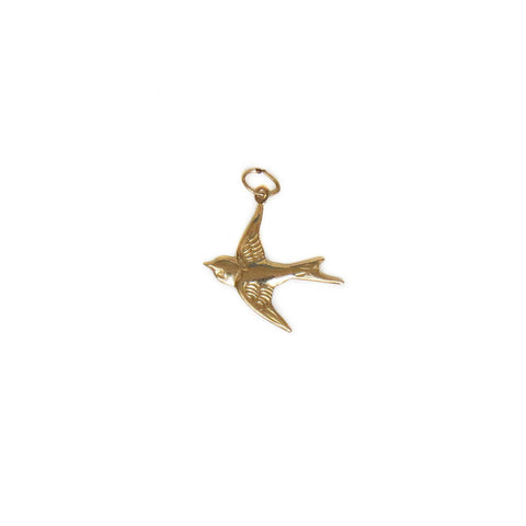 Dove Charm, Gold Filled, 19x18mm; 1 piece