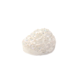 Druzy Quartz, Drop; White AB, 20x15mm- 1pc