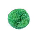 Green Druzy Bead, 36x27mm - 1 piece