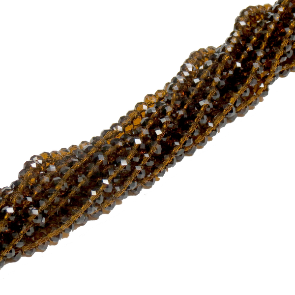 Rondelles- Dark Brown