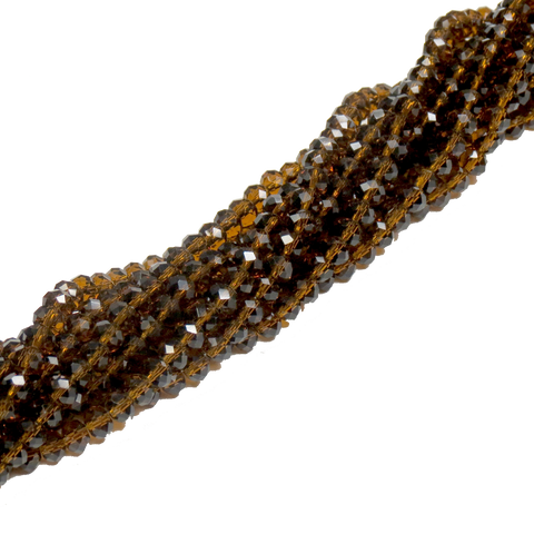Rondelles- Dark Brown