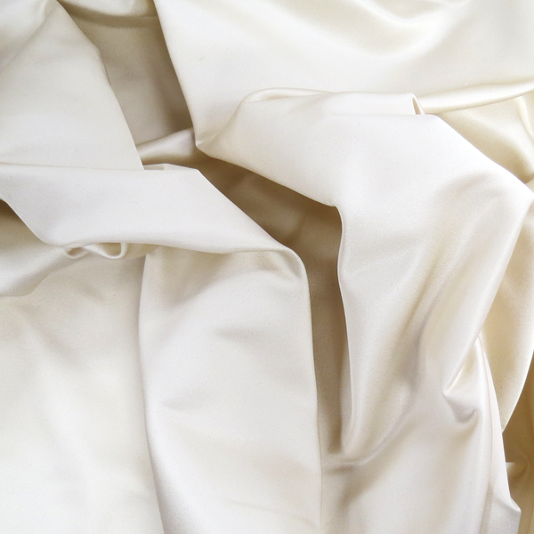 Eggshell Silk Peau de Soie, 54" Wide- 1 Yard
