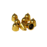 End Cord, Gold, 16x13mm; 8 pieces