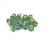 Swarovski Crystal, Bicone, 8MM - Erinite AB; 20pcs
