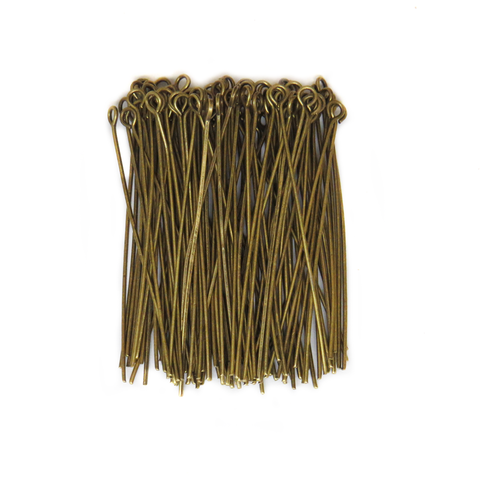 Eye Pin, Antique Bronze, 2'' inches; 100 pieces