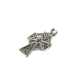 Cross Pendant, Sterling Silver, 27x15mm- 1 piece