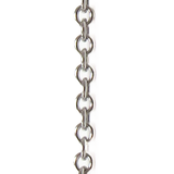 Fancy Silver Chain; 4mm - 1 Foot