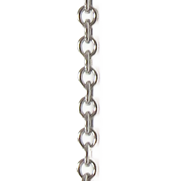 Fancy Silver Chain; 4mm - 1 Foot