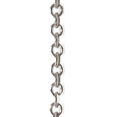 Fancy Silver Chain; 4mm - 1 Foot