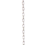 Figaro Cable Chain, 1.2 mm; Silver - 1 Foot
