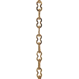 Figure 8 Cable Chain; 7 mm, Gold - 1 Foot