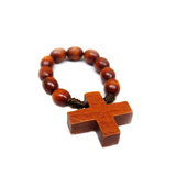 8mm Finger Wood Rosary, 1'' Long; 1 piece